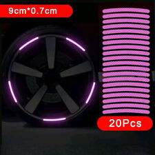 20x/Set Reflective Sticker Car Wheel Tire Warning Decal Accessories Glow in Dark