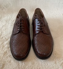 Sioux Brown Woven Calf Leather