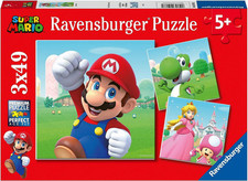 Ravensburger Super Mario Jigsaw Puzzle 3x49pc 