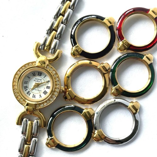 Anne klein bezel watch - klein,