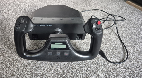 Logitech flight yoke system - logitech,
