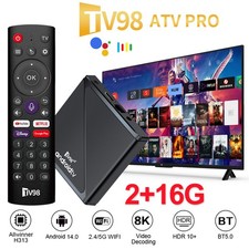 Android 14.0 Smart TV Box 8K HDMI Quad Core HD 2GB+16GB WIFI Media Stream Player
