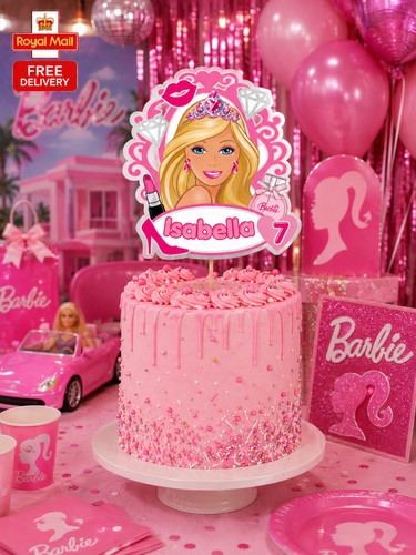 Barbie cake topper - cake,