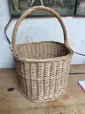Wicker 4 Bottle Carrier Basket