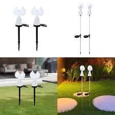 2Pcs Solar Angel Lights Lamps
