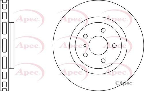 Apec red front brake - 2x,