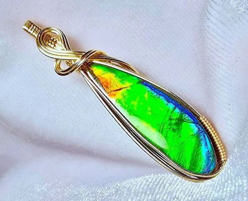 Canadian multicolor ammolite - canadian,
