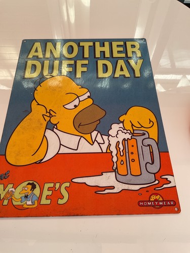 The simpsons metal wall sign - simpsons,