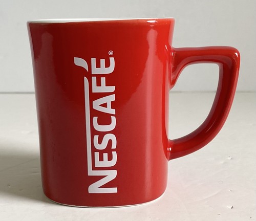 Nescafe mug red white - nescafe,