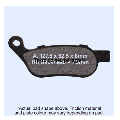Epfa458 ebc brake pads - ebc,