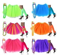 Ladies Neon UV Tutu Set Hen