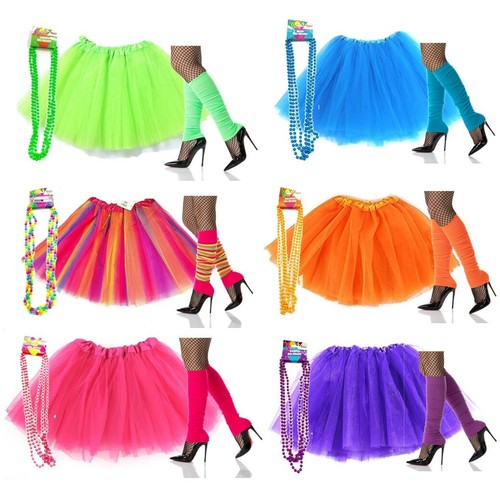 Ladies neon tutu - set, hen