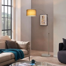 Large Curved Floor Lamp w/