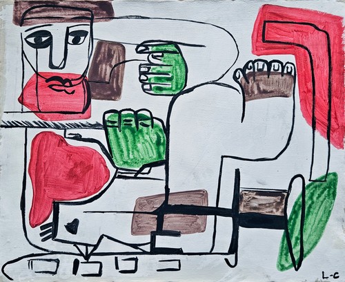 Corbusier signed modernist - le,