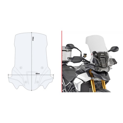 Givi d6418st tall - givi, clear