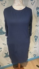 smart flattering blue jersey