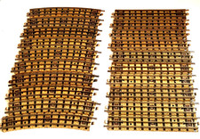 HORNBY DUBLO 3 RAIL - 10 HALF CURVES AND 10 HALF STRAIGHTS