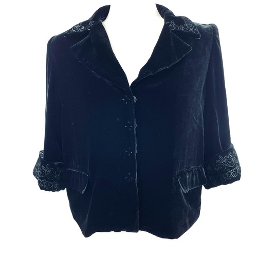Tahari black velvet - black,
