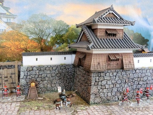 28mm samurai japanese castle - samurai,