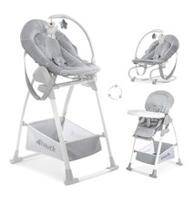 hauck Sit N Relax 3in1, Stretch Grey - Baby & Toddler Highchair Just Assembled