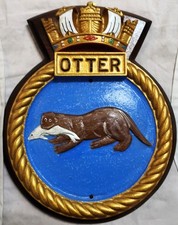 HMS Otter Ship Crest Plaque
