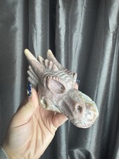 Beautiful Jasper Dragon Head