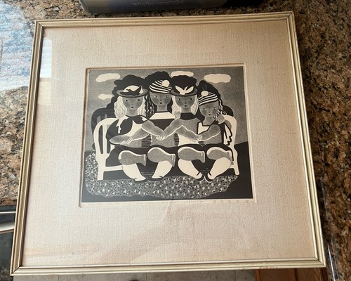 Antique 1935 lithograph by - antique, 1935-37