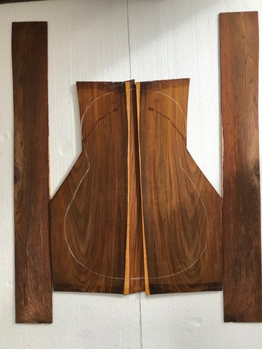 Cocobolo classical guitar - classical, back