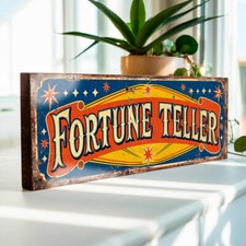 Fortune Teller Sign Retro