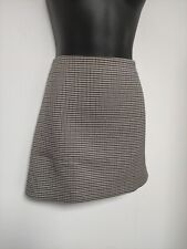 MNG Mini Skirt Size M, Waist 80cm Houndstooth USED