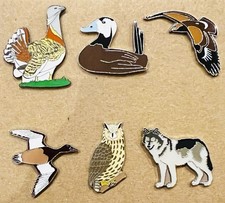 6x Mixed Pins (No Cards) -