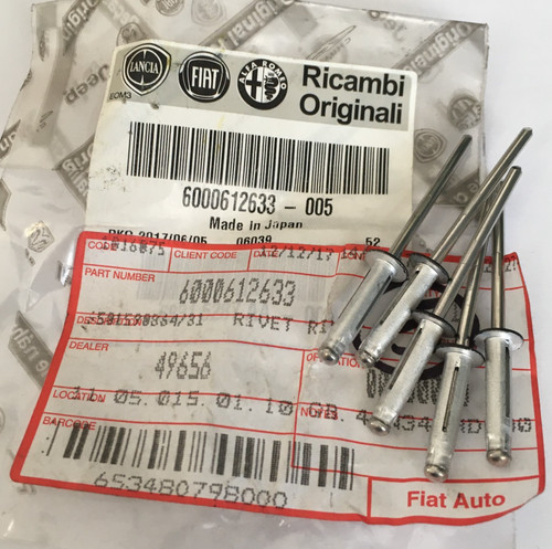 Genuine fiat rivets - fiat,