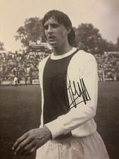 Johan Cruyff Hand Signed Photo 16x12 Inch Autograph Includes COA Holland