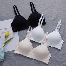 Girl Bras Soft Lightly Padded