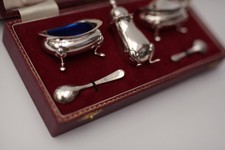 A Five Piece Solid Silver