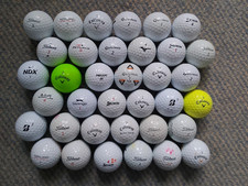36 Used Golf Balls  All Found