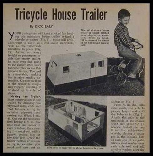 Tricycle dollhouse house - dollhouse,