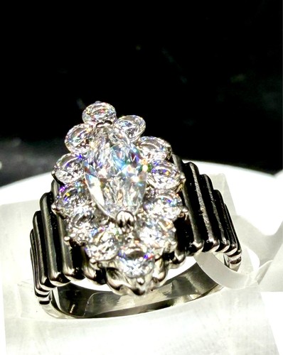 Ladies marquise ring 2ct - , cz