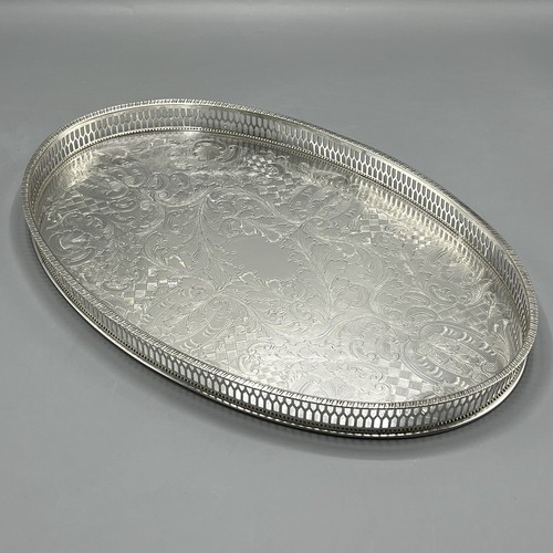 Vintage silver plated gallery - plated,