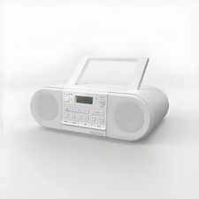 Panasonic RX-D550 Portable Stereo CD System - White (New In Box)