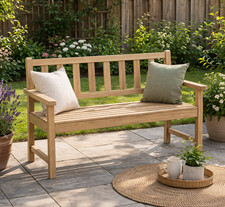 Garden bench seater teak - bench,