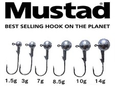  Mustad hooks 2/0 jig head