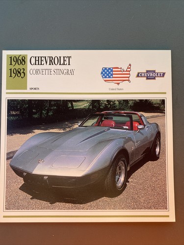 Chevrolet corvette stingray - corvette,