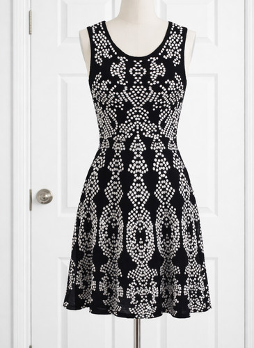 Knit fit flare - &, swing