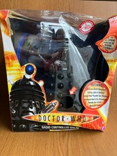 Doctor Dr Who Radio Remote Controlled Black Dalek 12” Figure NEW IN BOX,last one