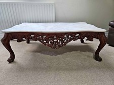 Marble top coffee table - top,