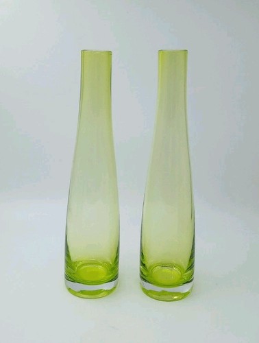 Lime green glass conical - green,
