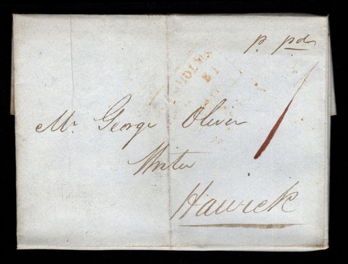 Scotland 1840 letter - scotland,
