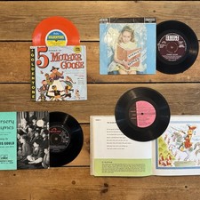 Vitage Records Children’s Nursery Rhymes Mother Goose & Talking Book Games