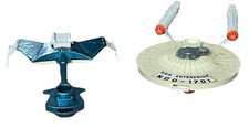 Dinky 309 Star Trek Gift Set, No Box 1976 Klingon Bird Of Prey & USS Enterprise 
